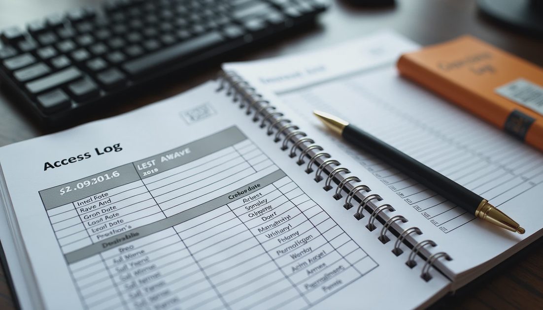 AI tool access log used during staff offboarding in small practice